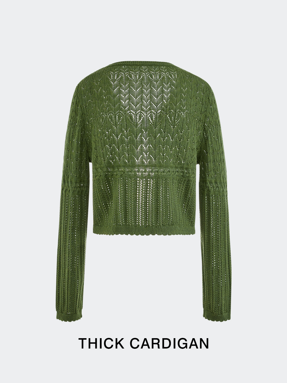 Green Cardigan and Cami