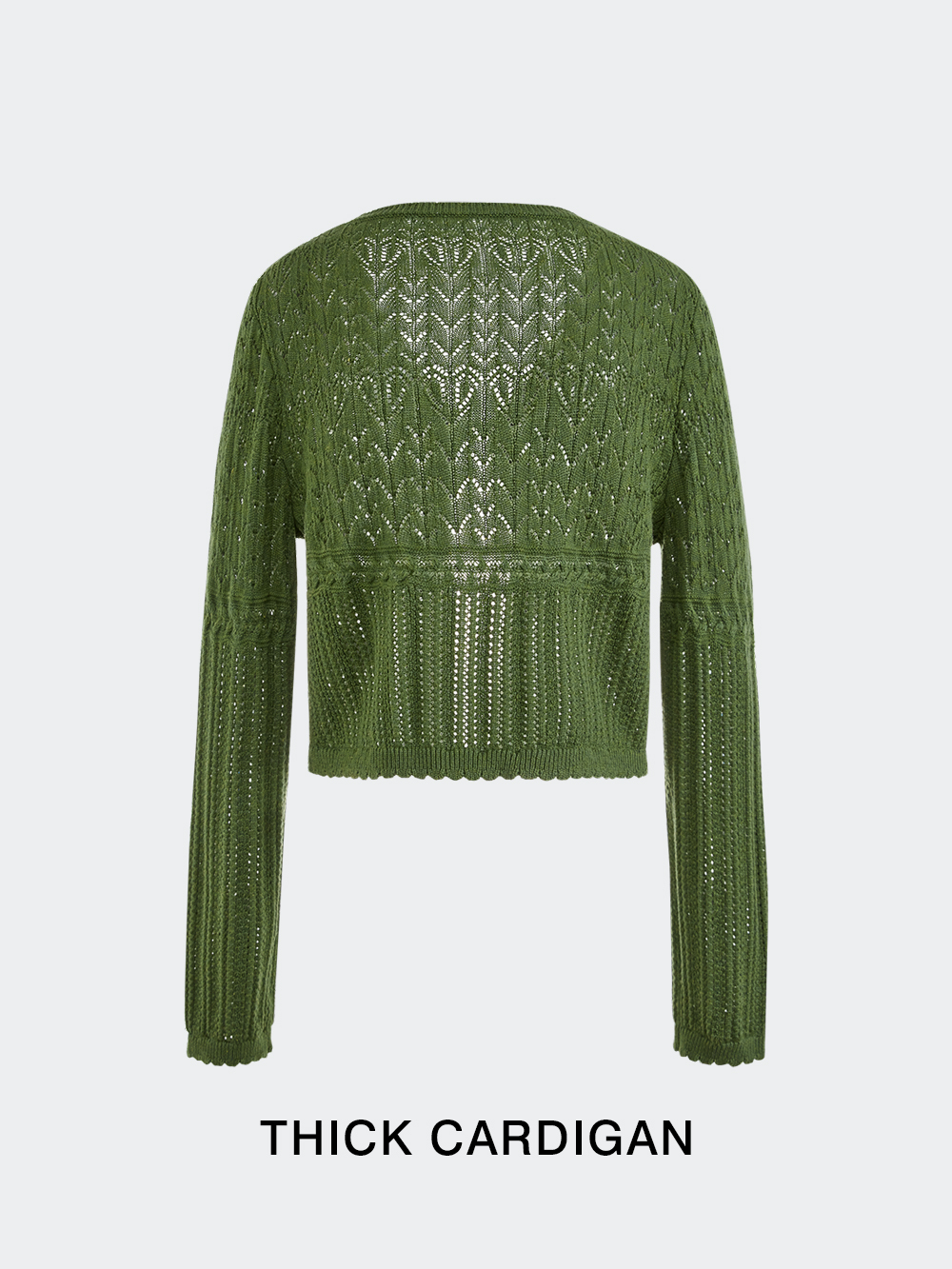 Green Cardigan and Cami