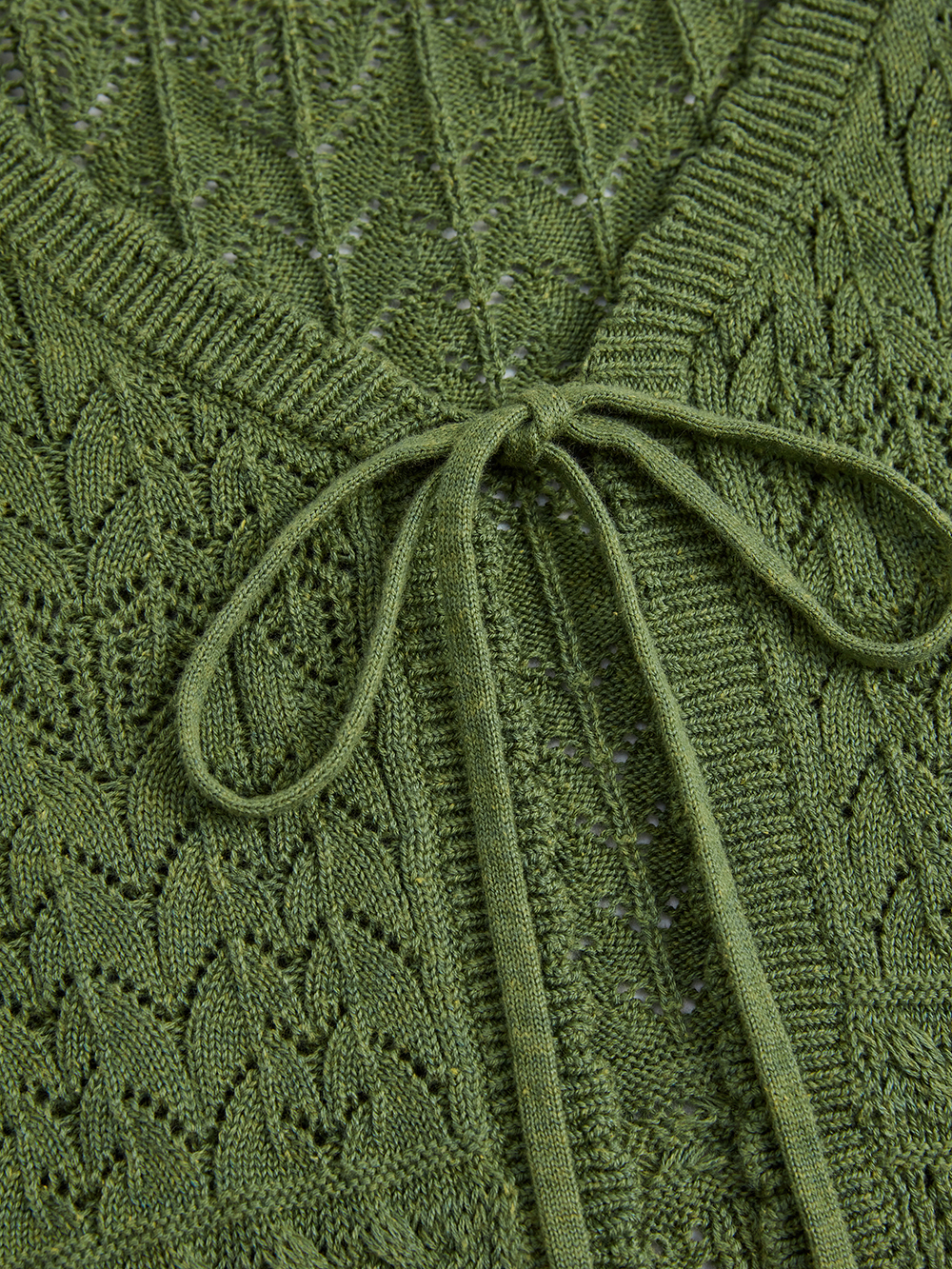 Green Cardigan and Cami