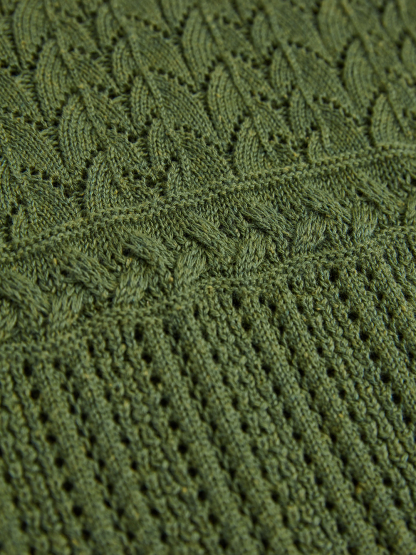 Green Cardigan and Cami