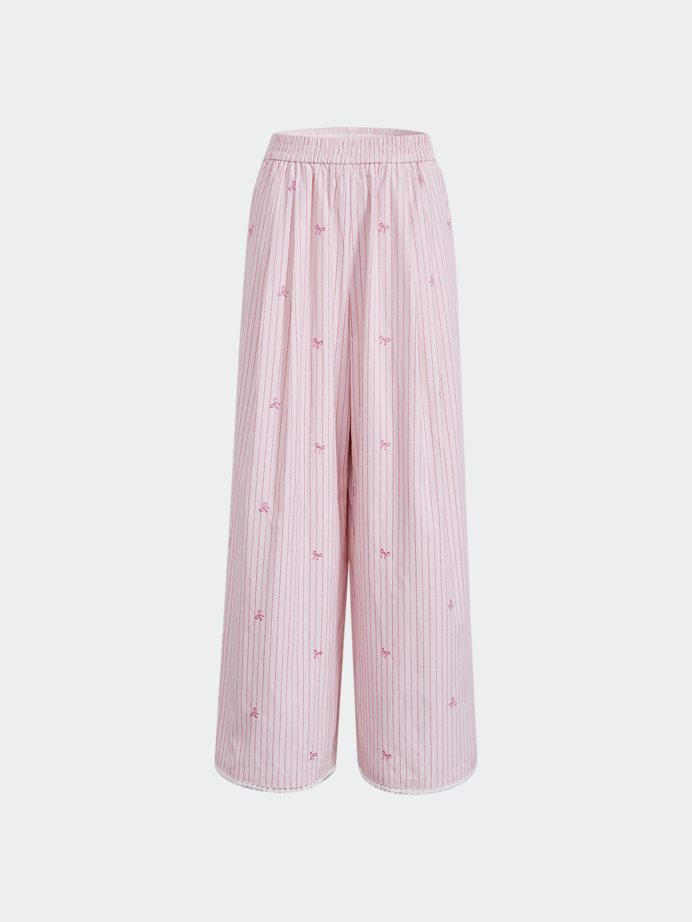 Pink Bow-Detail Cami & Pants