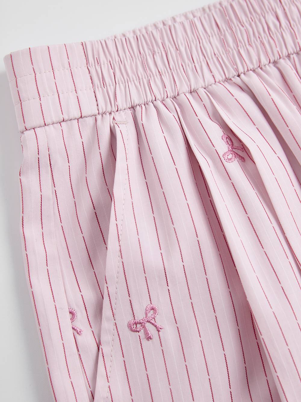 Pink Bow-Detail Cami & Pants