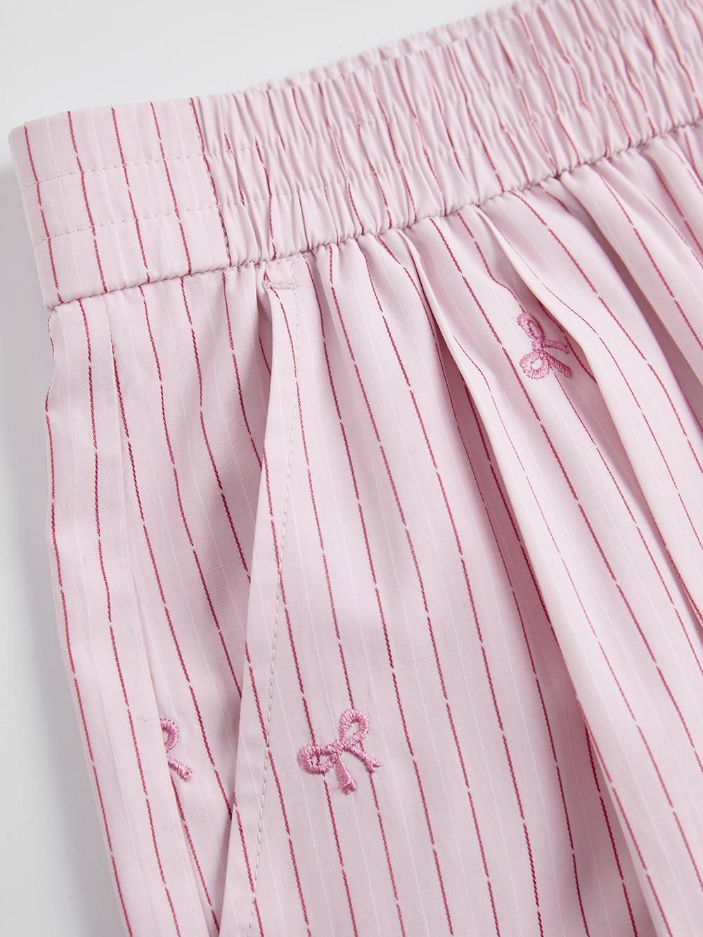 Pink Bow-Detail Cami & Pants