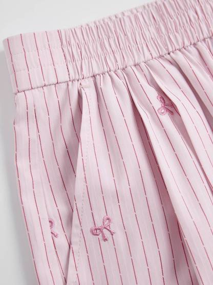 Pink Bow-Detail Cami & Pants