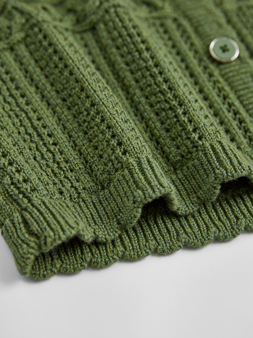 Green Cardigan and Cami