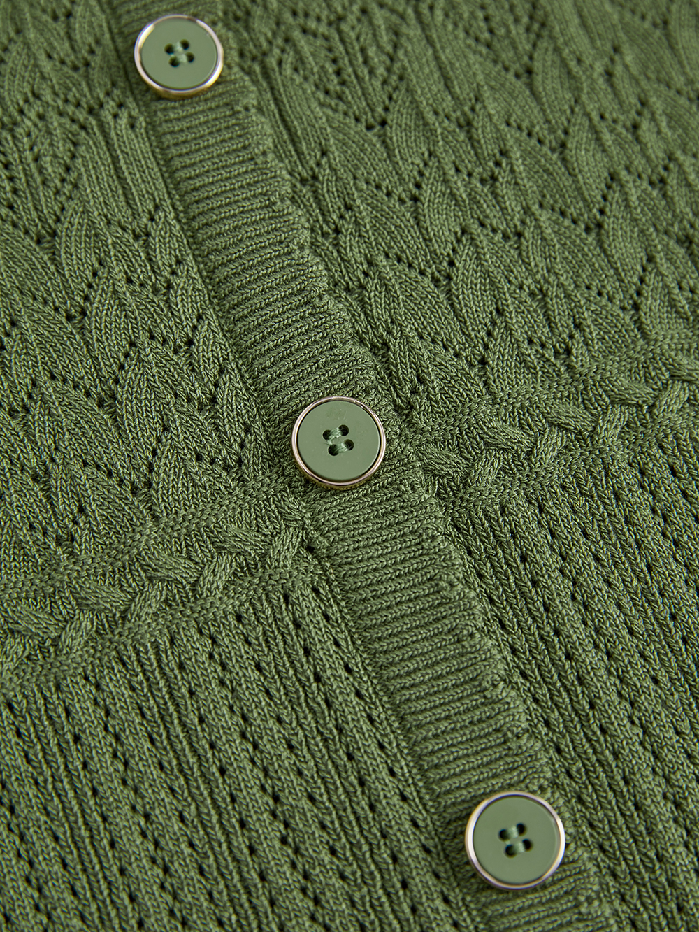 Green Cardigan and Cami