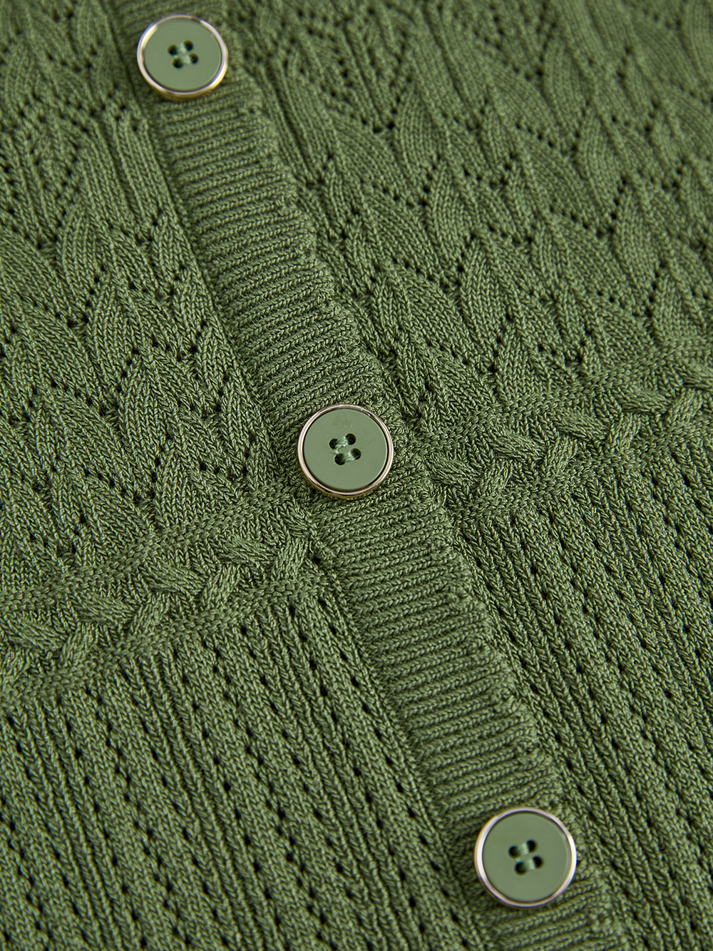 Green Cardigan and Cami