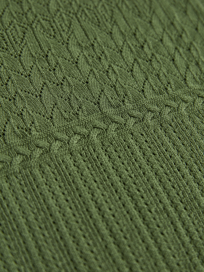 Green Cardigan and Cami