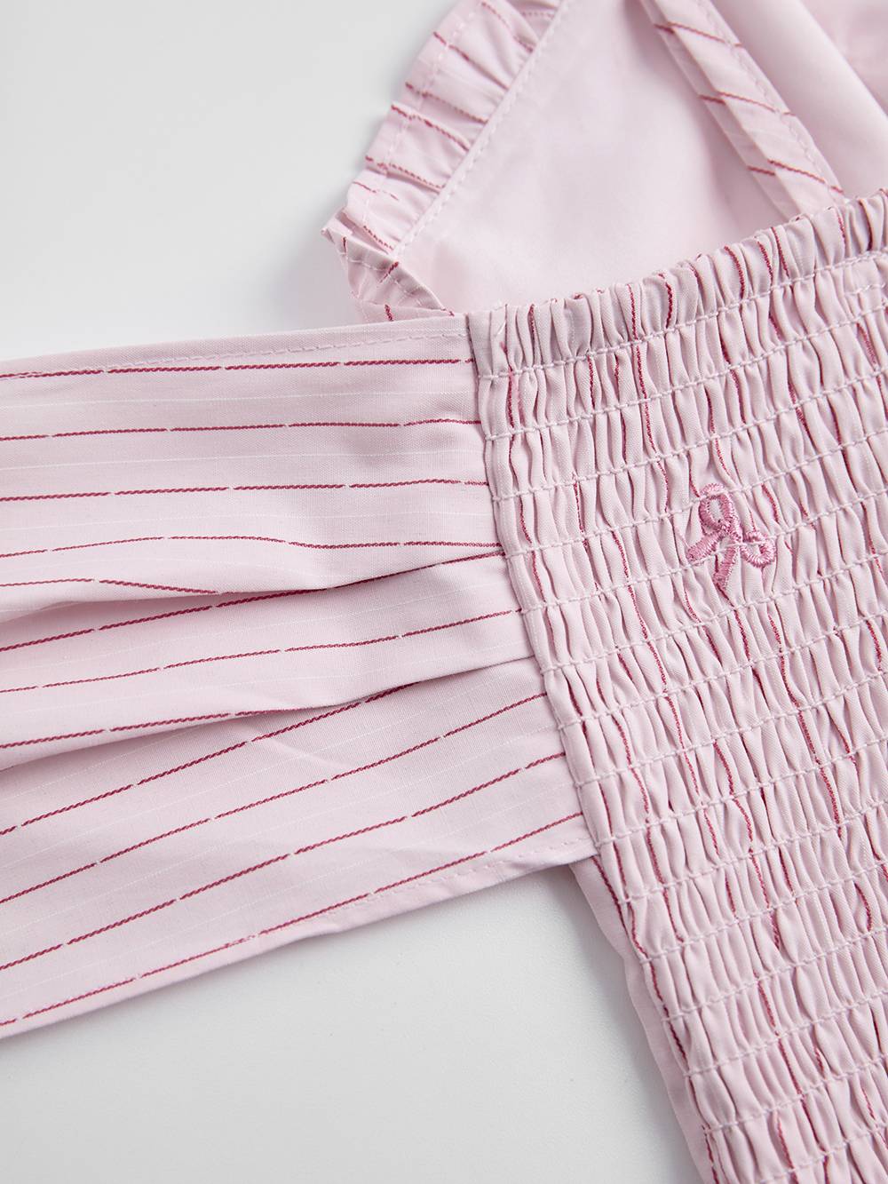 Pink Bow-Detail Cami & Pants