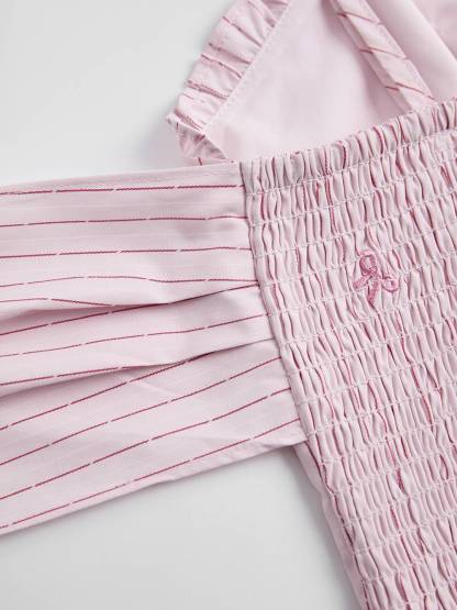 Pink Bow-Detail Cami & Pants