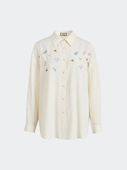 Spring Garden Embroidered Blouse