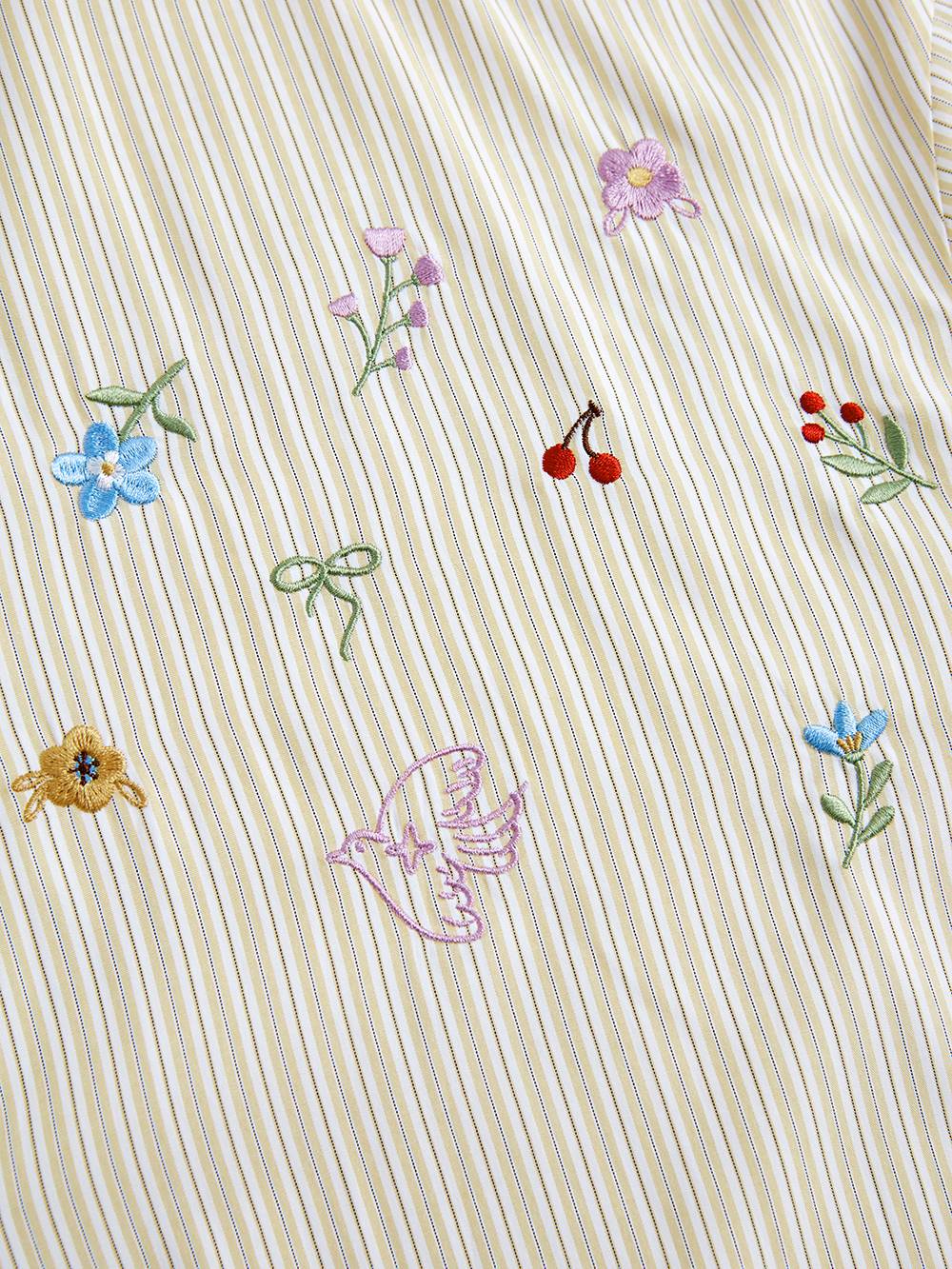 Spring Garden Embroidered Blouse