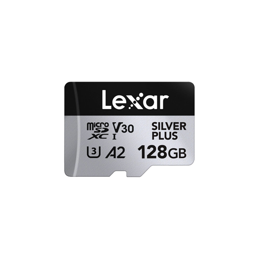 Lexar Professional Silver Plus 128GB microSDXC UHS-I V30 (205MB/s) -  Recommended Memory Card