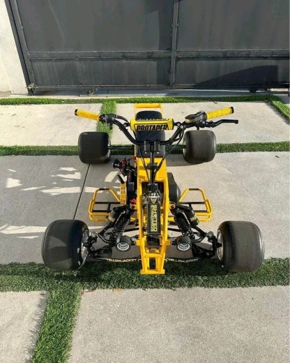 Yellow Max Racing Gokart