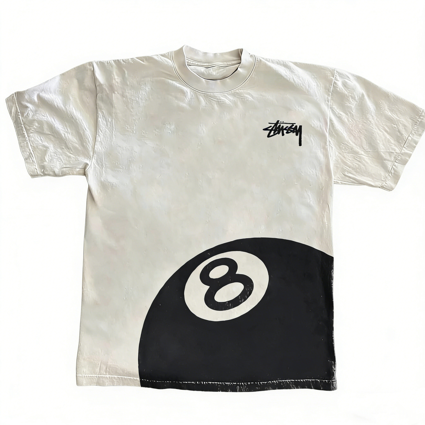 Fashion Billiards Print Short Sleeve T-shirt-Veya