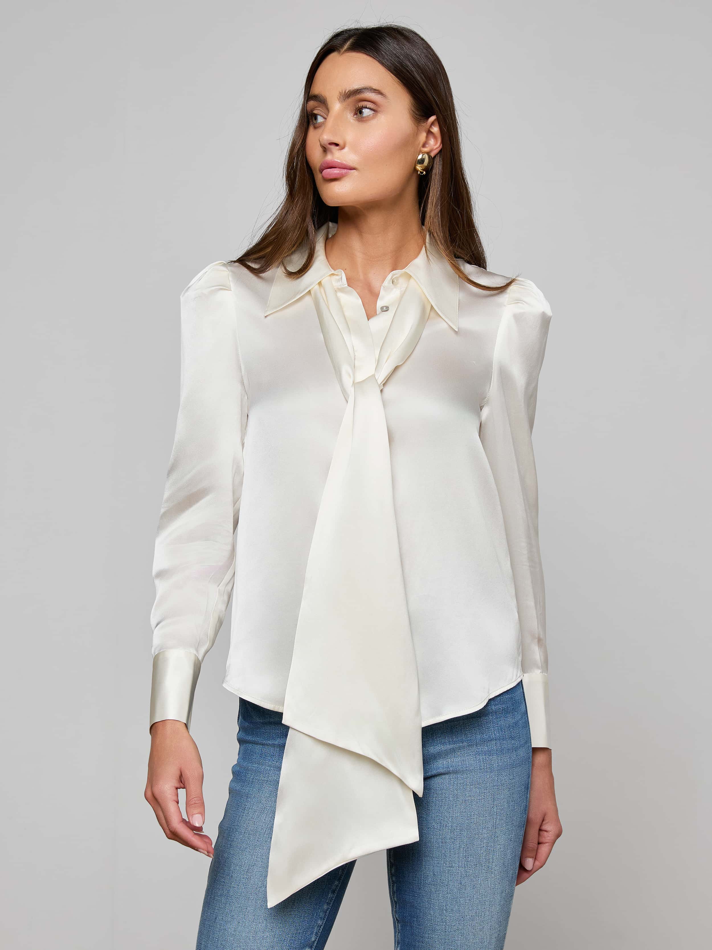Honey Silk Blouse