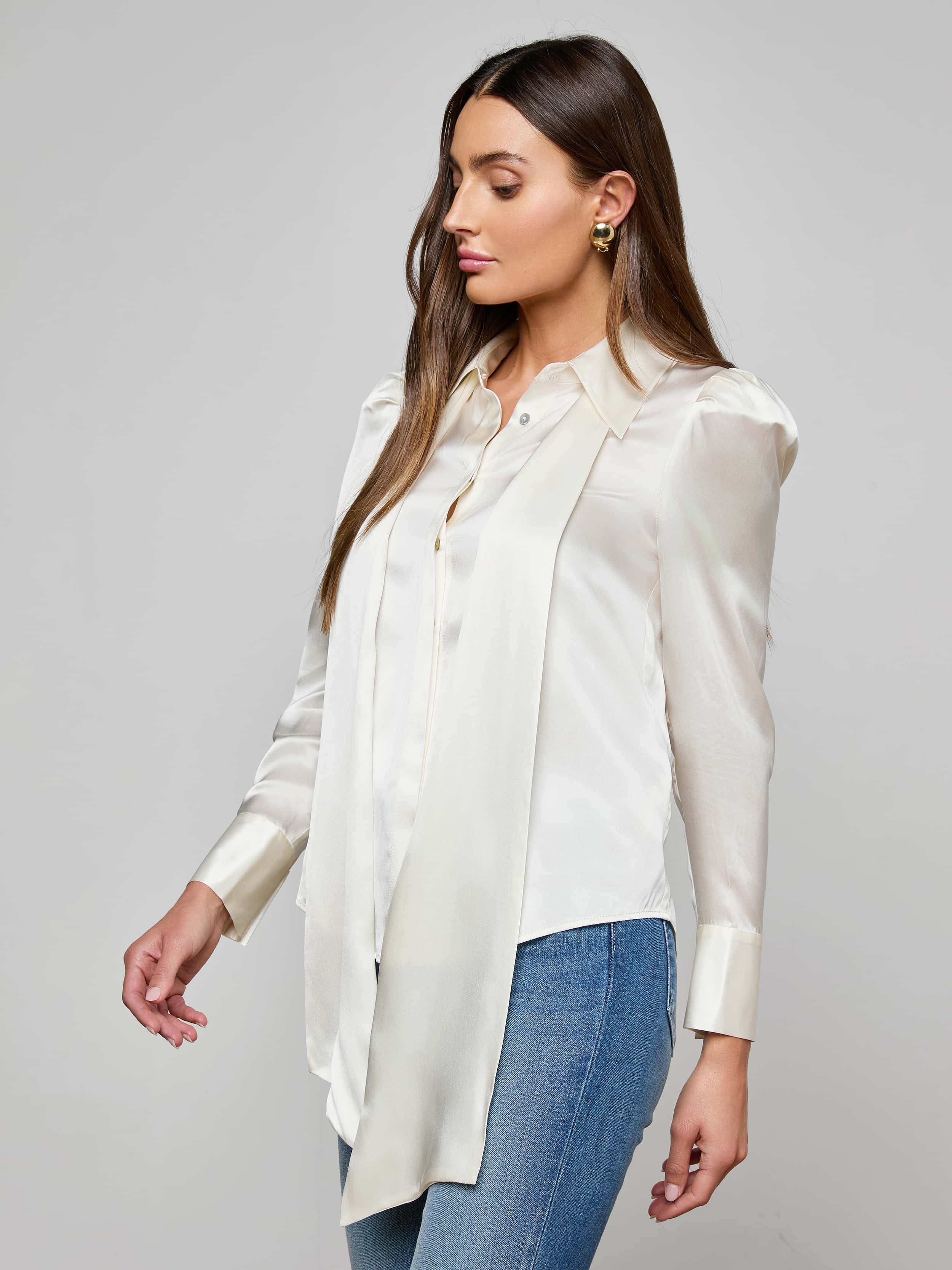 Honey Silk Blouse