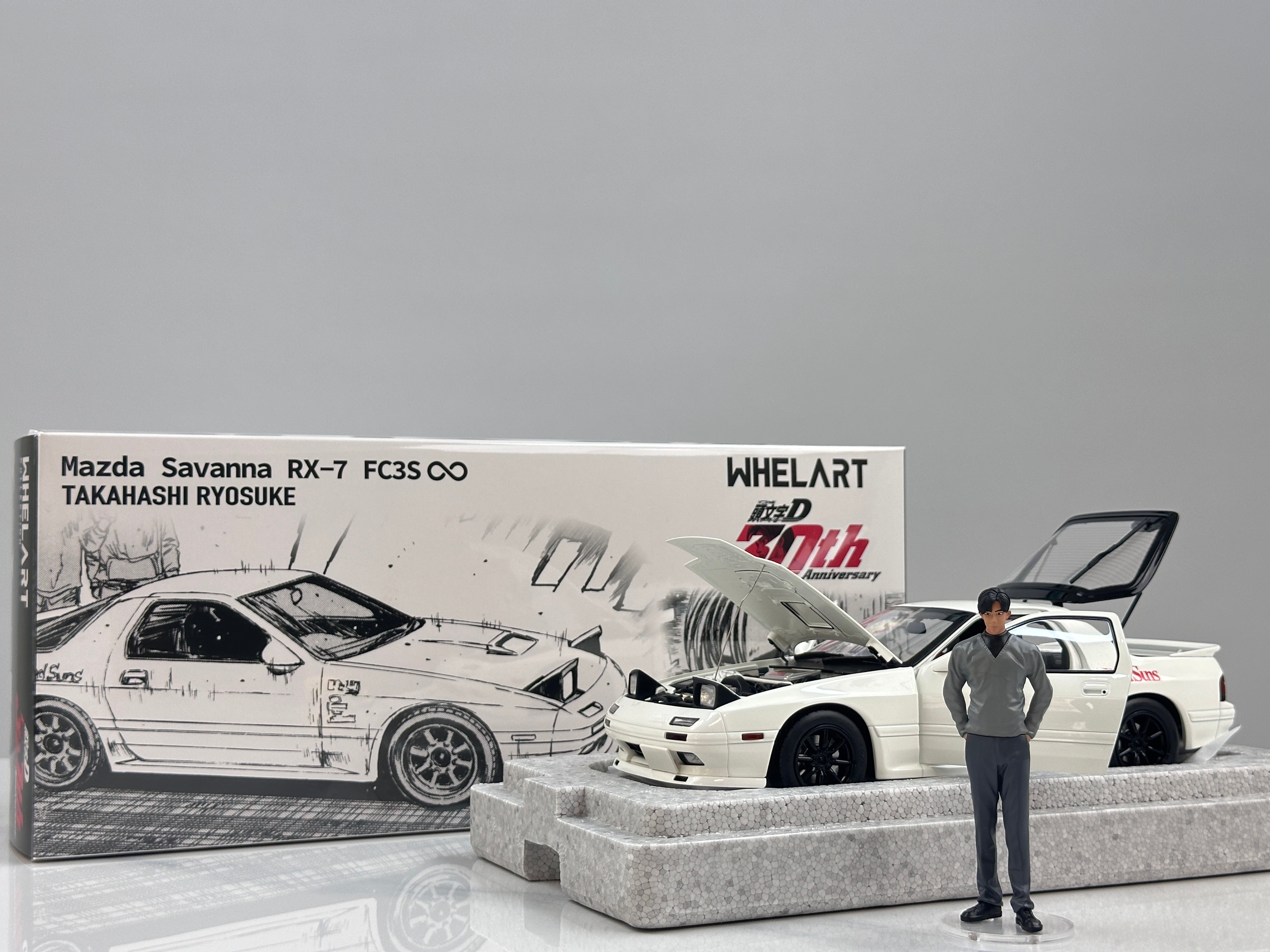 WHELART 1/18 Mazda FC3S (White) WH013