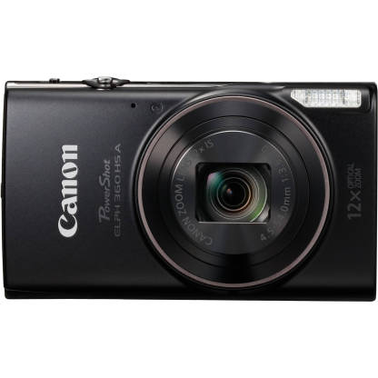 PowerShot ELPH 360 HS A Digital Camera (Black)