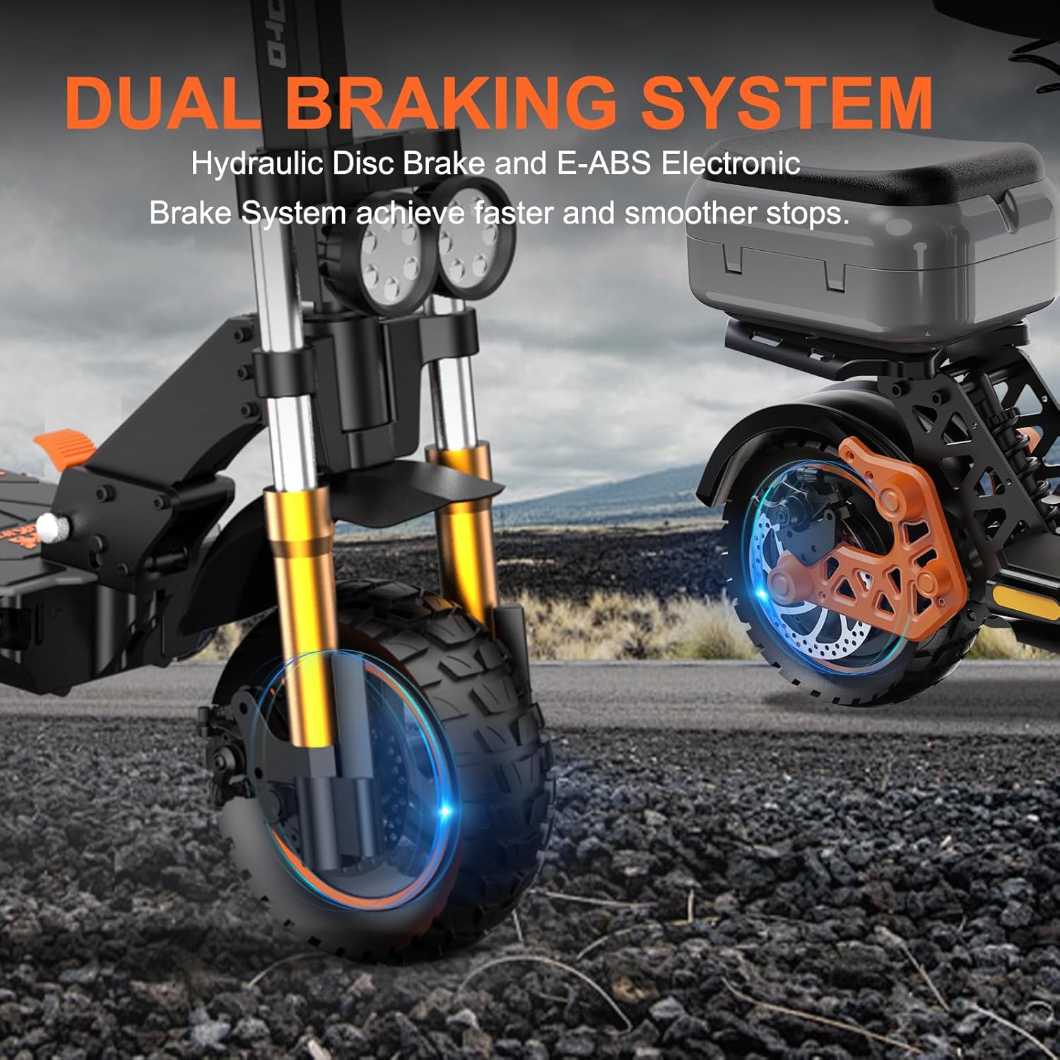 Electric Scooter 1600W/5600W 50 Miles Range