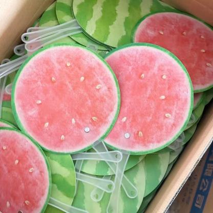 🍉 Ice-Cold Watermelon Handheld Fan – Stay Cool All Summer