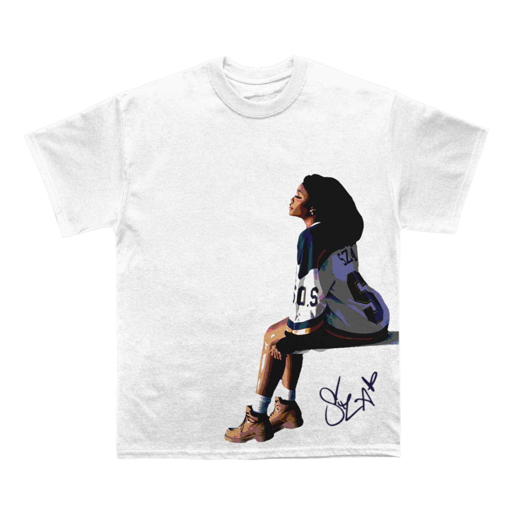 Sza SOS Signature T-shirt (With Backprint)