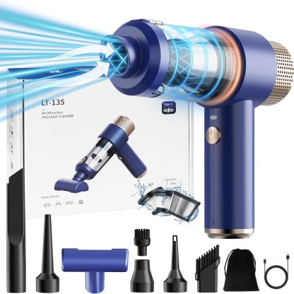 Handheld Vacuum Cleaner, 9500Pa Mini Handheld Vacuum Cleaner Cordless Car Vacuum Cleaner Powerful Portable USB Rechargeable Vacuum Cleaner for Home, Sofa, Car, Kitchen