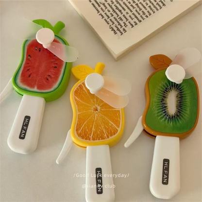 🍉 Cute Fruit Pop Handheld Fan