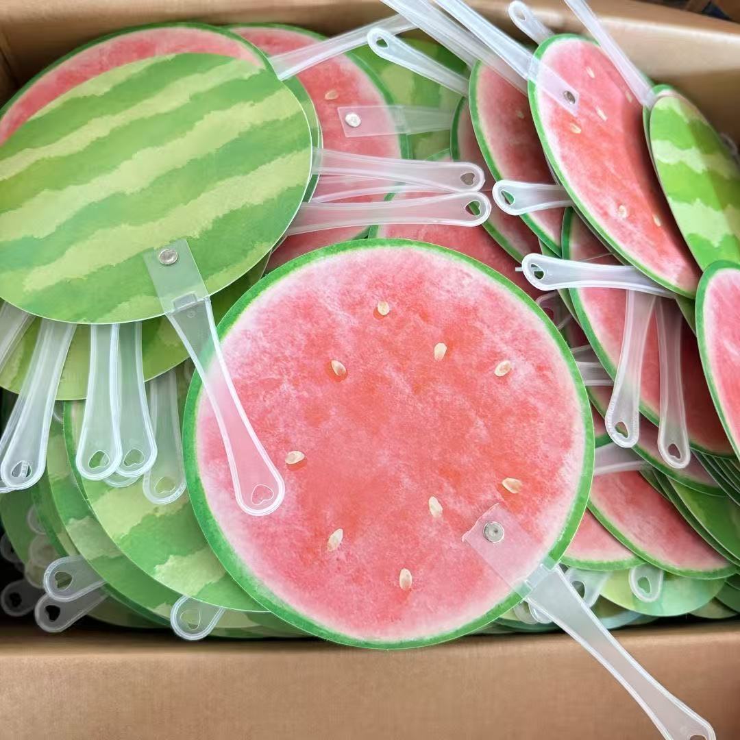 🍉 Ice-Cold Watermelon Handheld Fan – Stay Cool All Summer