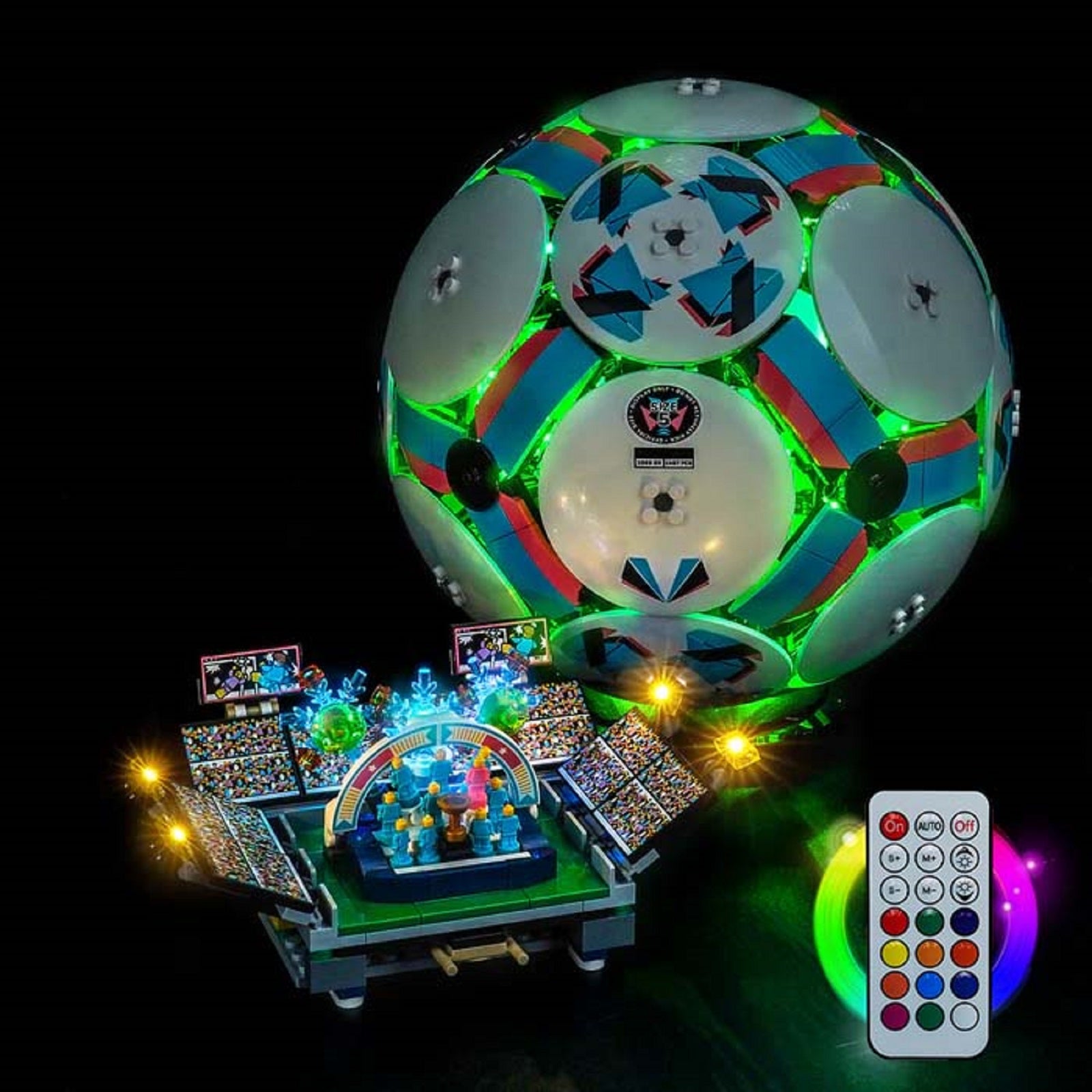 BrickBling Light Kit for LEGO Editions Soccer Ball 43019