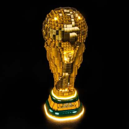 BrickBling Light Kit for LEGO Editions FIFA World Cup™ Official Trophy 43020 Warm Light Version