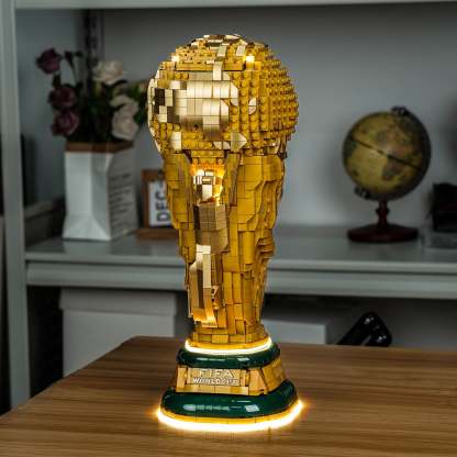 BrickBling Light Kit for LEGO Editions FIFA World Cup™ Official Trophy 43020 Warm Light Version
