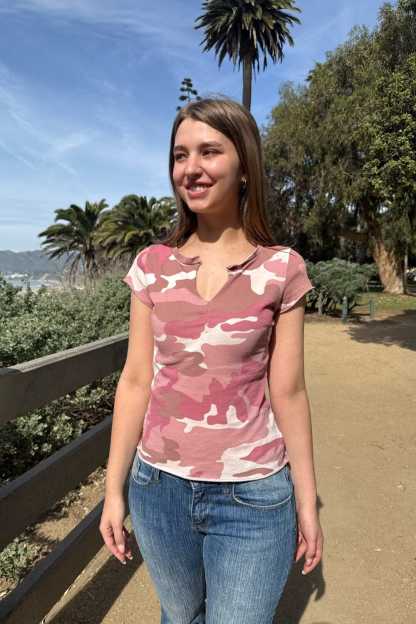 Iria Camouflage Top