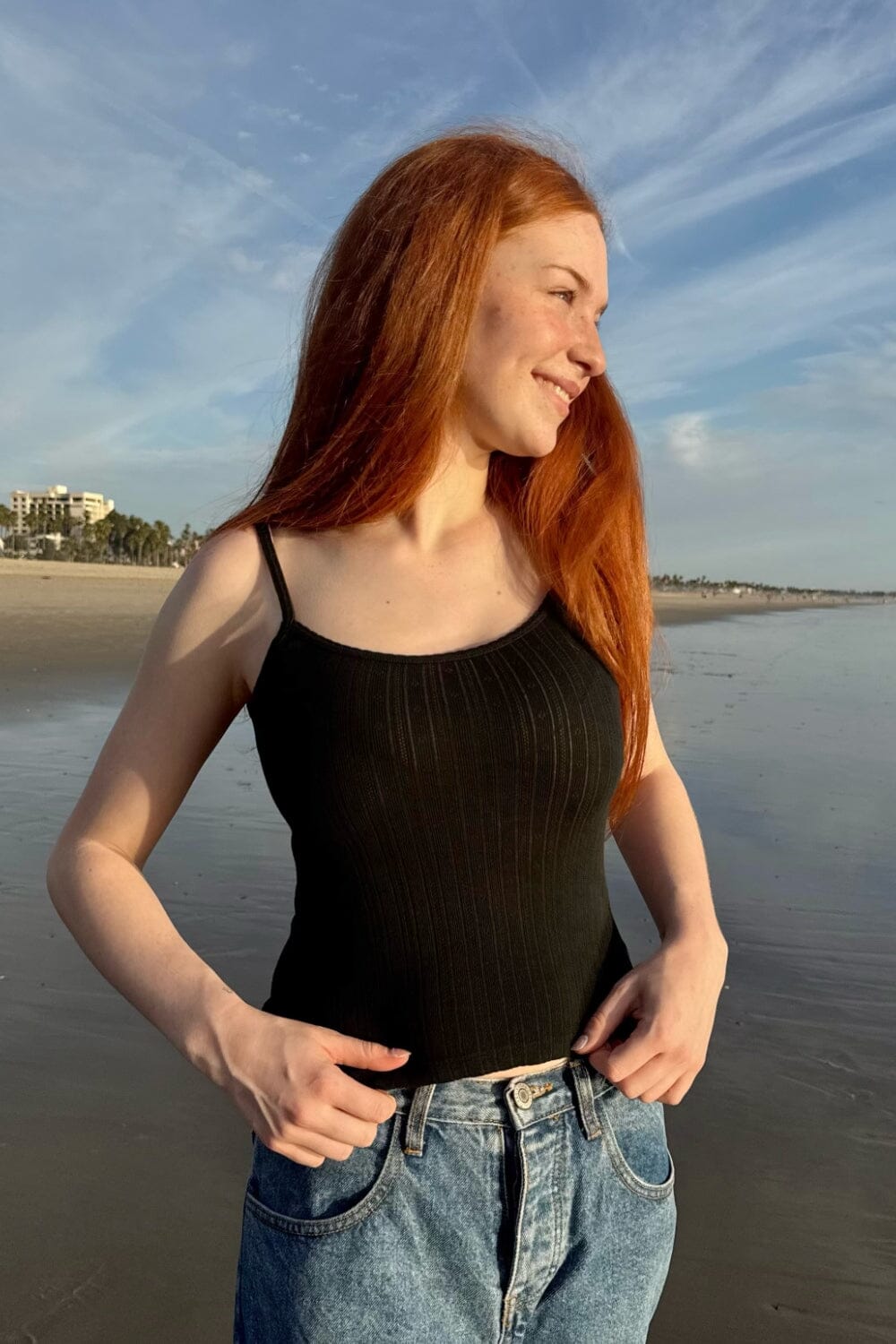 Skylar Eyelet Tank