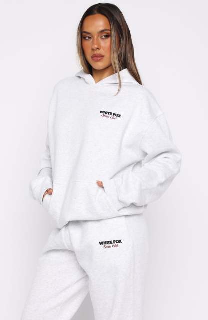 Club 14 Izzy Oversized Hoodie Grey Marle