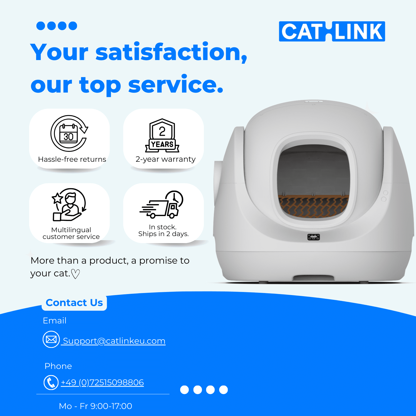 Catlink Baymax Lite (Gray) Self-Cleaning Litter Box