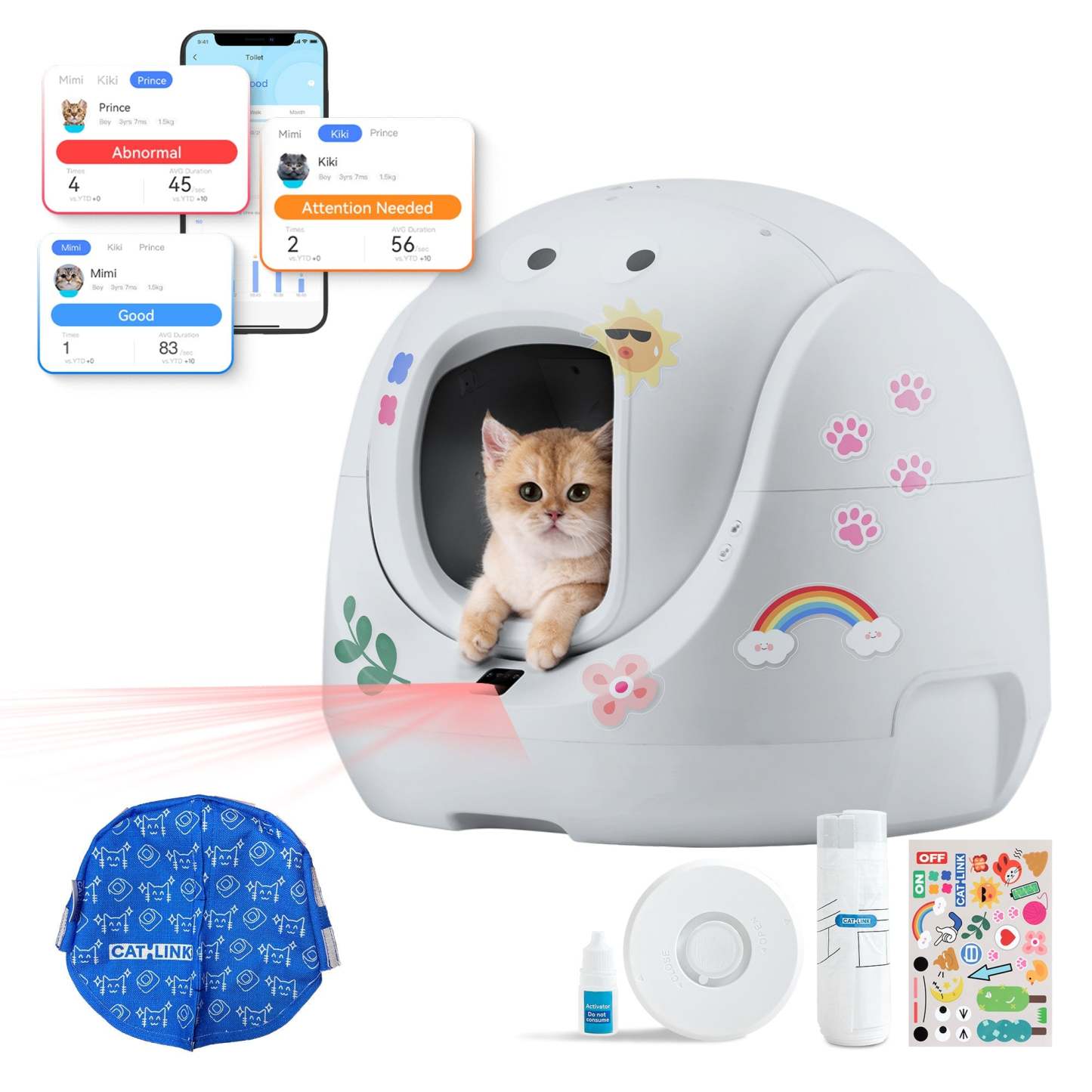 Catlink Baymax Lite (Gray) Self-Cleaning Litter Box