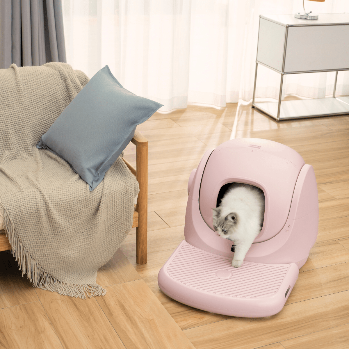 CATLINK Baymax Sakura – Self-Cleaning Litter Box