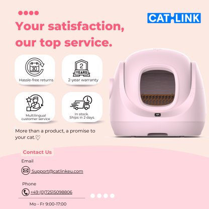 CATLINK Baymax Sakura – Self-Cleaning Litter Box