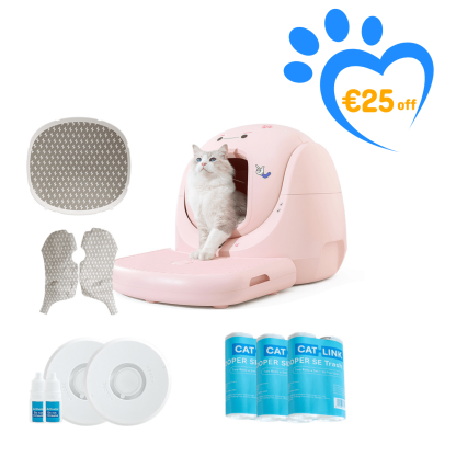 CATLINK Baymax Sakura – Self-Cleaning Litter Box