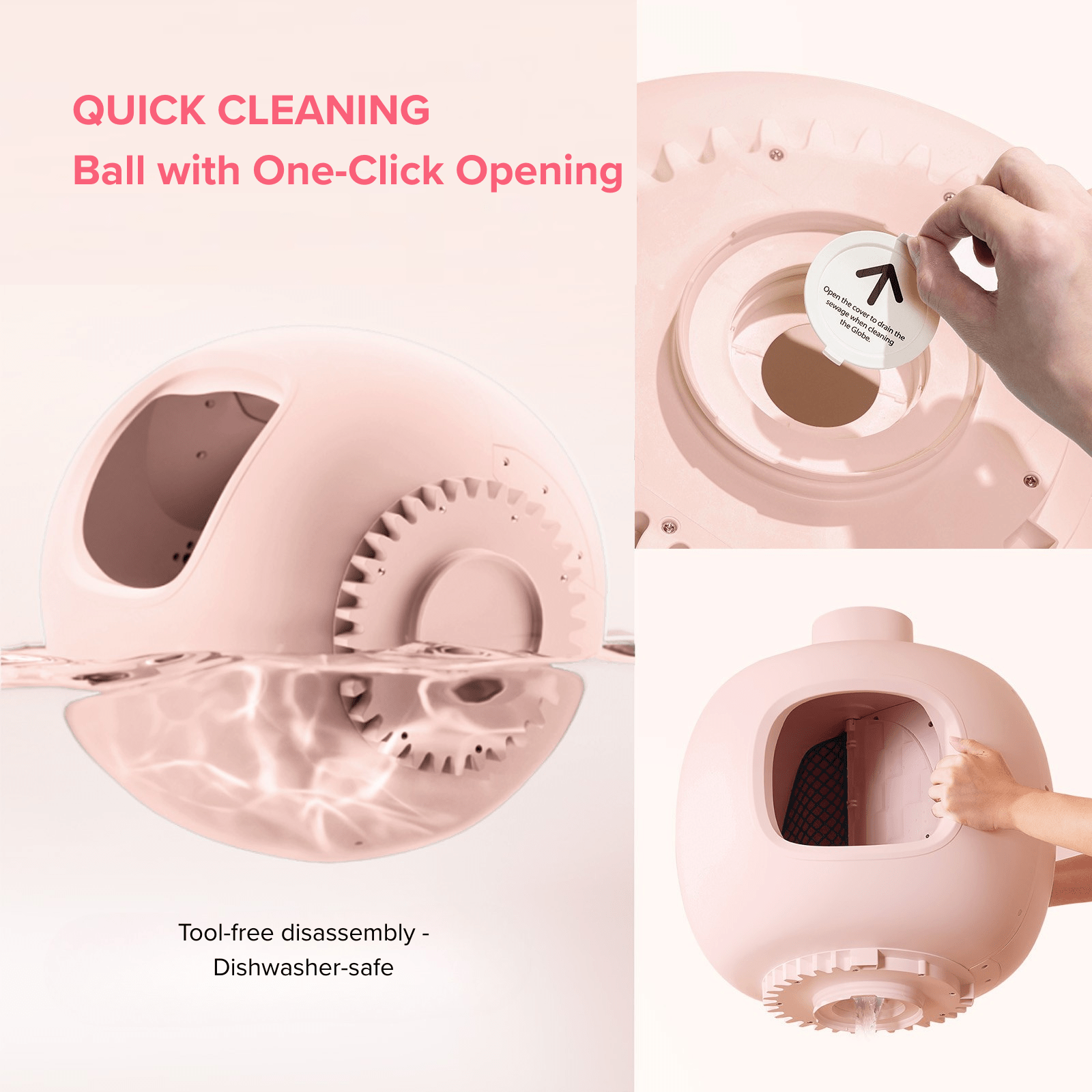 CATLINK Baymax Sakura – Self-Cleaning Litter Box