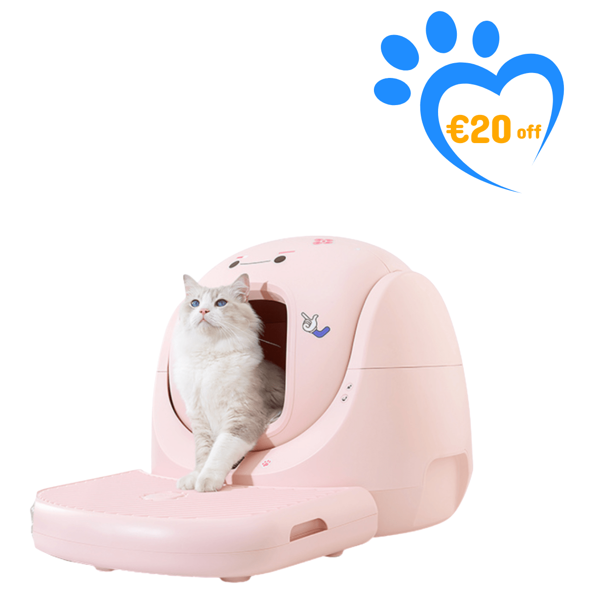 CATLINK Baymax Sakura – Self-Cleaning Litter Box