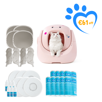 CATLINK Baymax Sakura – Self-Cleaning Litter Box