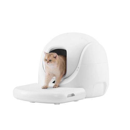 Catlink Baymax (White/ Pink) Self-Cleaning Litter Box
