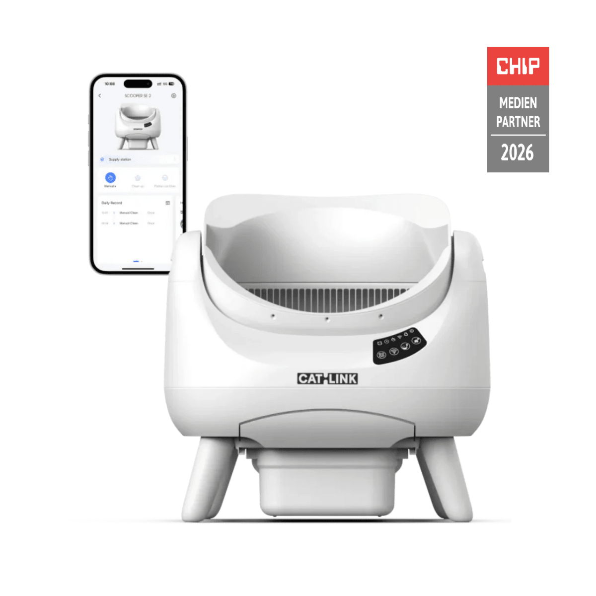 CATLINK Open-X Open Top Self-cleaning Litter Box