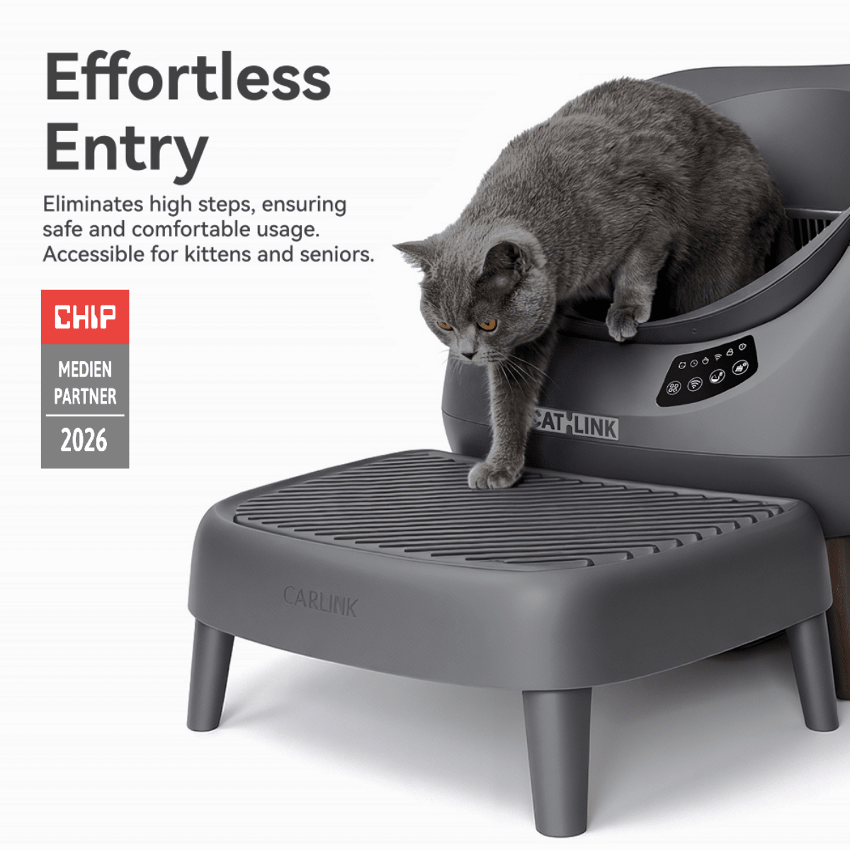 CATLINK Open-X Open Top Self-cleaning Litter Box