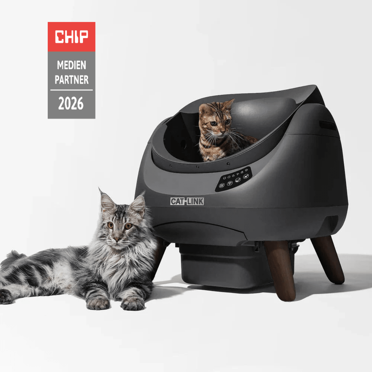 CATLINK Open-X Open Top Self-cleaning Litter Box