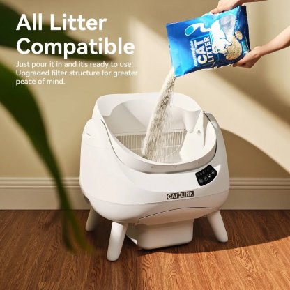 CATLINK Open-X Open Top Self-cleaning Litter Box
