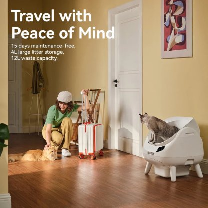 CATLINK Open-X Open Top Self-cleaning Litter Box