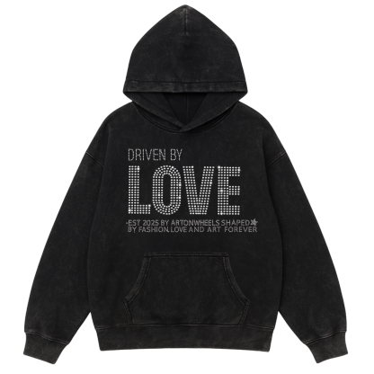 Love Rhinestone Hoodie